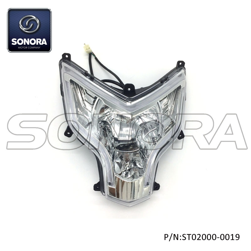 LONGJIA Spare Part LJ50QT-3J Headlight (P/N:ST02000-0019) Top Quality