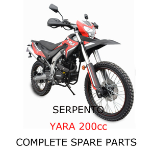 Serpento Dirt Bike YARA 200cc Parts