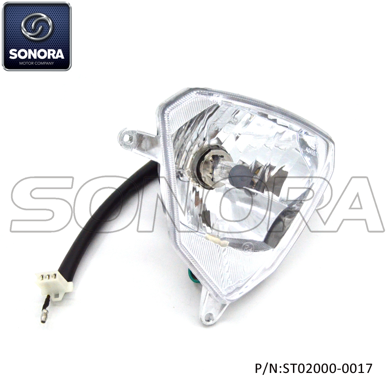 QINGQI QM125GY-2B Head Light Assy (P/N: ST02000-0017) Top Quality