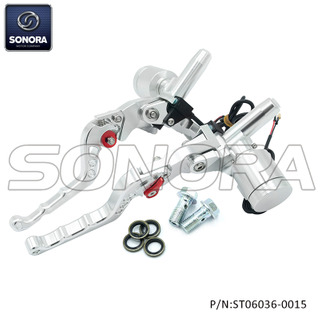 CNC lever set silver(P/N:ST06036-0015) Top Quality