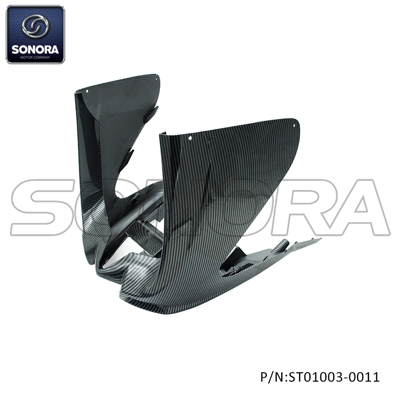  MBK NITRO YAMAHA AEROX new model Front main panel carbon firber printing (P/N:ST01003-0012) Top Quality