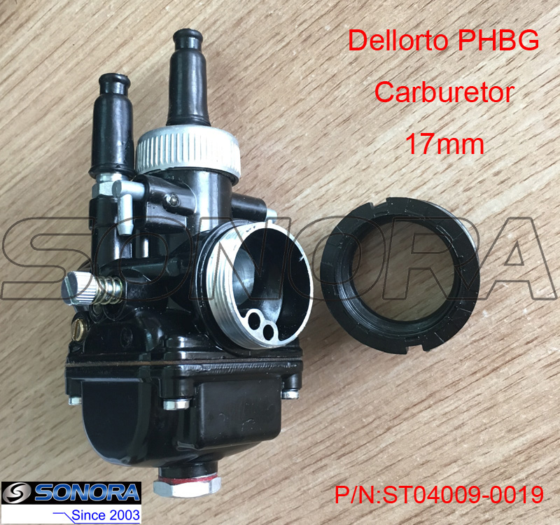 17mm Dellorto PHBG BLACK Carburetor 17mm Replica