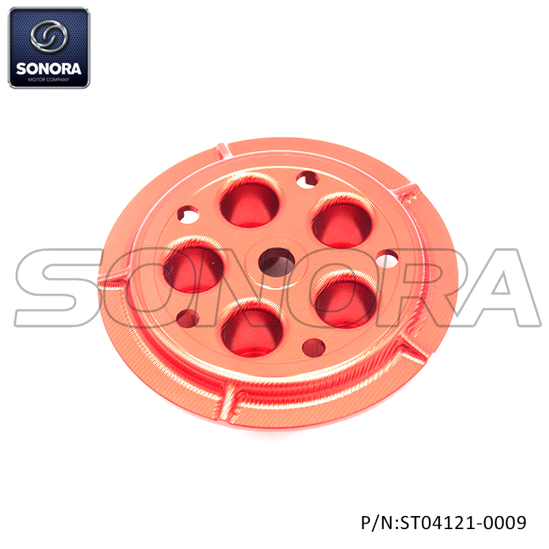 CNC Clutch plate for DERBI 50 125cc 847046 Red(P/N:ST04121-0009) Top Quality