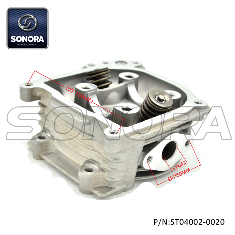 GY50 139QMAB Cylinder head with 69MM valve with EGR (P/N: ST04002-0020) Top Quality