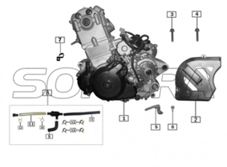 ENGINE for ZONGSHEN RX3 SPARE PARTS TOP QUALITY