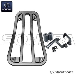 Premium quality CNC Luggage rack for vespa GTS glossy black (P/N:ST06042-0082) Top Quality