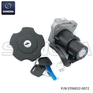 QINGQI QM125GY-2B Ignition lock set (P/N:ST06022-0072) Top Quality
