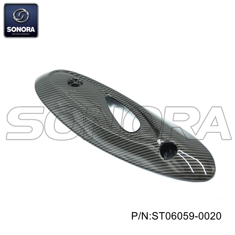 Piaggio ZIP Gilera Heat protector 75097 843729 969372 carbon look (P/N:ST06059-0020) Top Quality