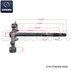 BAOTIAN SPARE PART BT49QT-12F Steering column (P/N:ST06008-0006) Top Quality