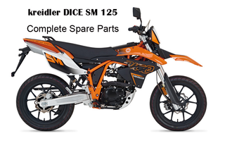 Kreidler DICE SM125 pro Complete Spare Parts Original Quality Parts