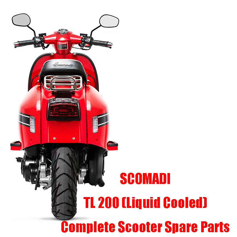 SCOMADI TL200 Liquid Cooled Scooter Engine Parts Complete Scooter Spare Parts Original Quality