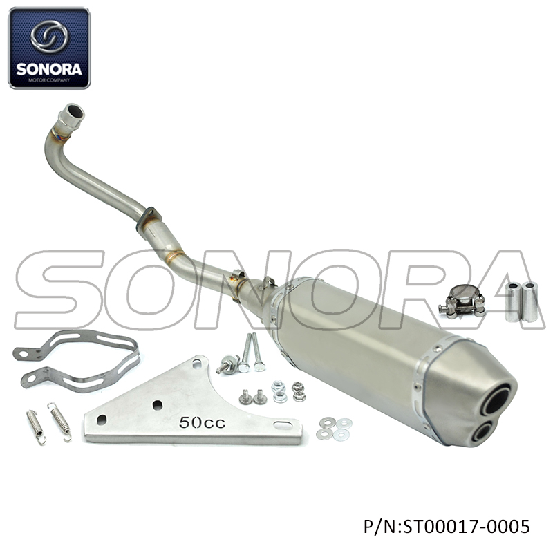 Vespa Sprint, primavera 50 2V exhaust(P/N: ST06058-0005) Top Quality