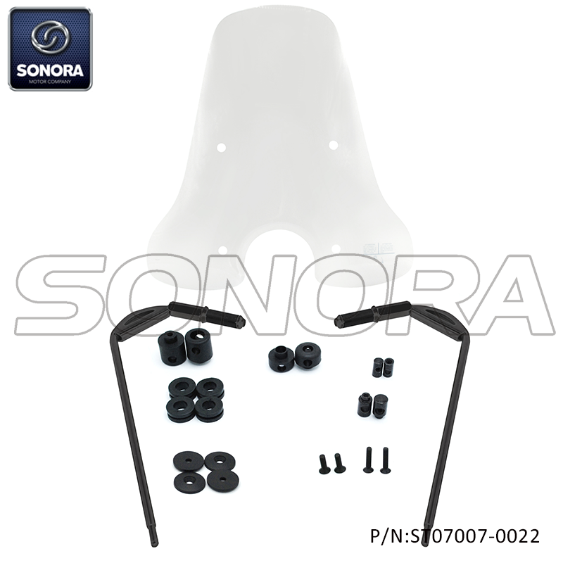 Vespa LX transparent high Windshield (P/N:ST07007-0022) Top Quality