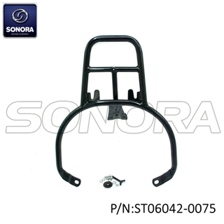 Rear carrrier for Vespa Sprint glossy black (P/N:ST06042-0075) Top Quality