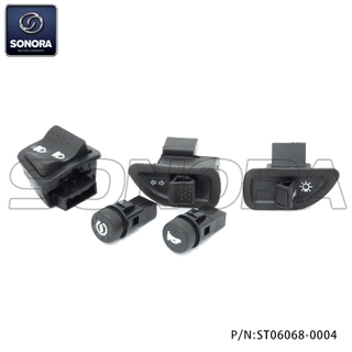 Switch set for Piaggio Zip 50cc 5pcs (P/N:ST06068-0004) Top Quality