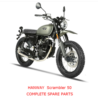 HANWAY Scrambler 50 Complete Motorcycle Spare Parts