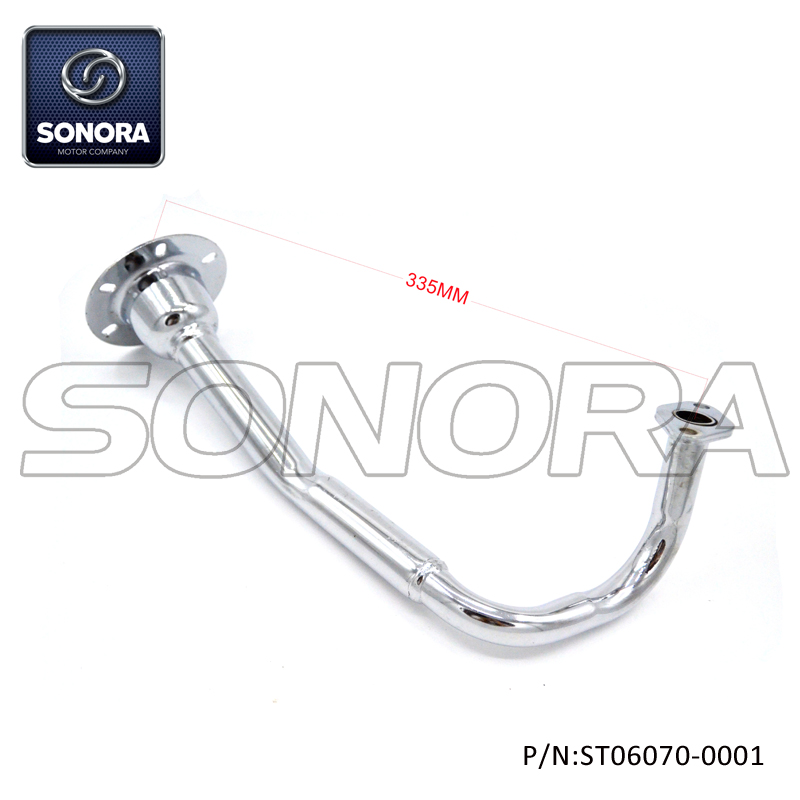139QMA GY6-50 Exhaust front pipe model-0001 (P/N: ST06070-0001) Top Quality