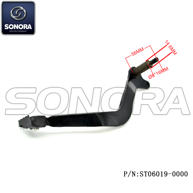 QM125GY-2B Rear Break Padel (P/N:ST06019-0000) Top Quality