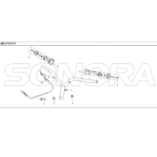 STEERING For LONGJIA LJ125T 8M Spare Part Top Quality