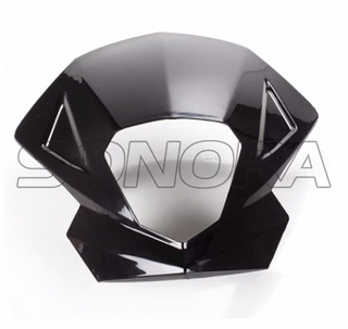 QINGQI QM125GY-2B Headlight Panel Black for Superbyke RMR 125 RMR125 Sinnis Apache 125 QM125GY Original Quality