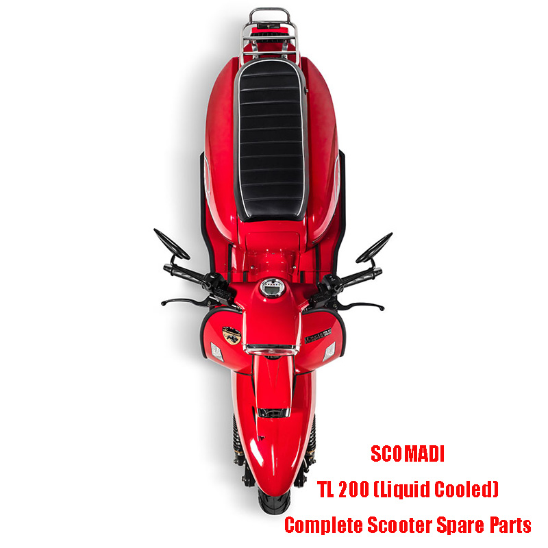 SCOMADI TL200 Liquid Cooled Scooter Engine Parts Complete Scooter Spare Parts Original Quality