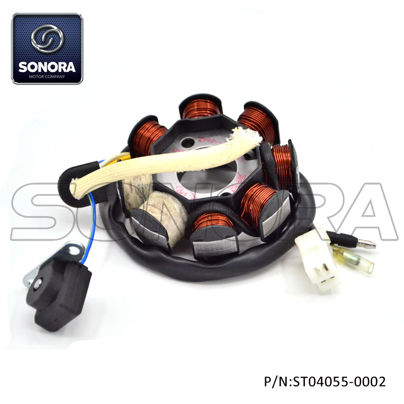 ST04055-0002 139QMAB engine STATOR FULL WAVE CHARGING OLD CONNECTOR
