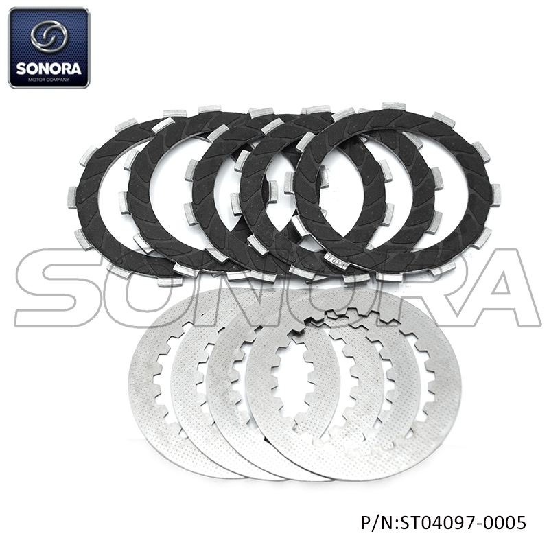 Clutch discs set for Piaggio Derbi Senda 847044，847043 (P/N:ST04097-0005） Top Quality 