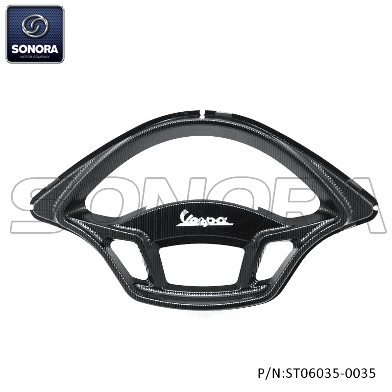 Speedometer cover for VESPA GTS-Glossy black (P/N:ST06035-0035） Top Quality 
