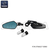 Universal Mirror set glossy black（P/N:ST06027-0080） Top Quality