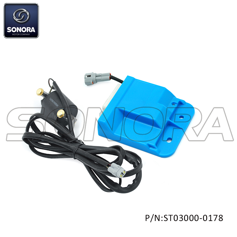 Tuning ECU for Piaggio ZIP Vespa sprint E4 50CC higher performance ECU with Ignition coil blue(P/N:ST03000-0178 ） Top Quali