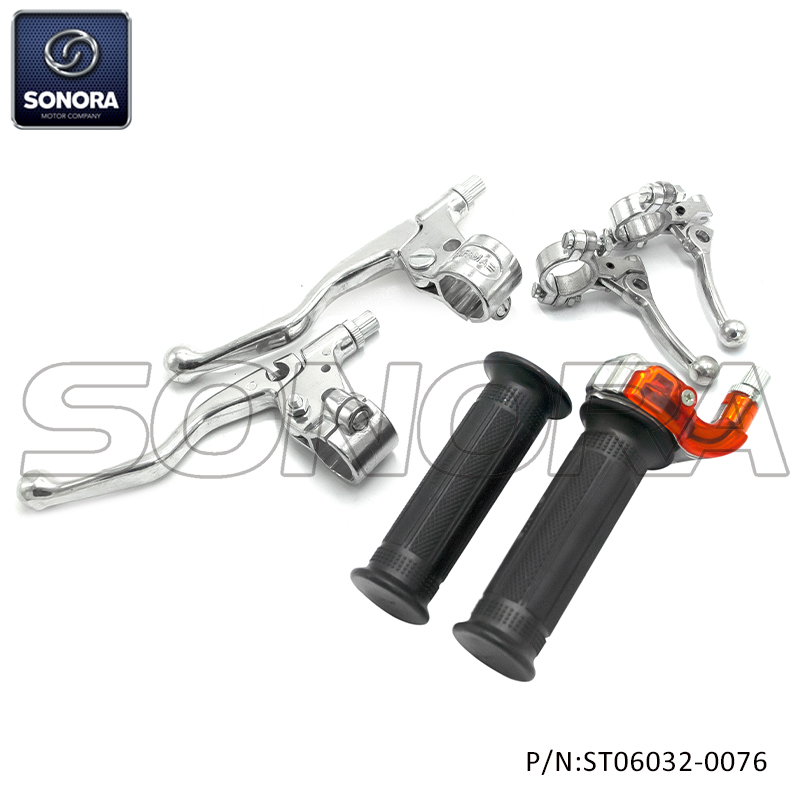 LEVER，HANDLE for MINI TARGA DELUXE -METAL- CHROMED (KIT) (P/N:ST06032-0076） Top Quality 