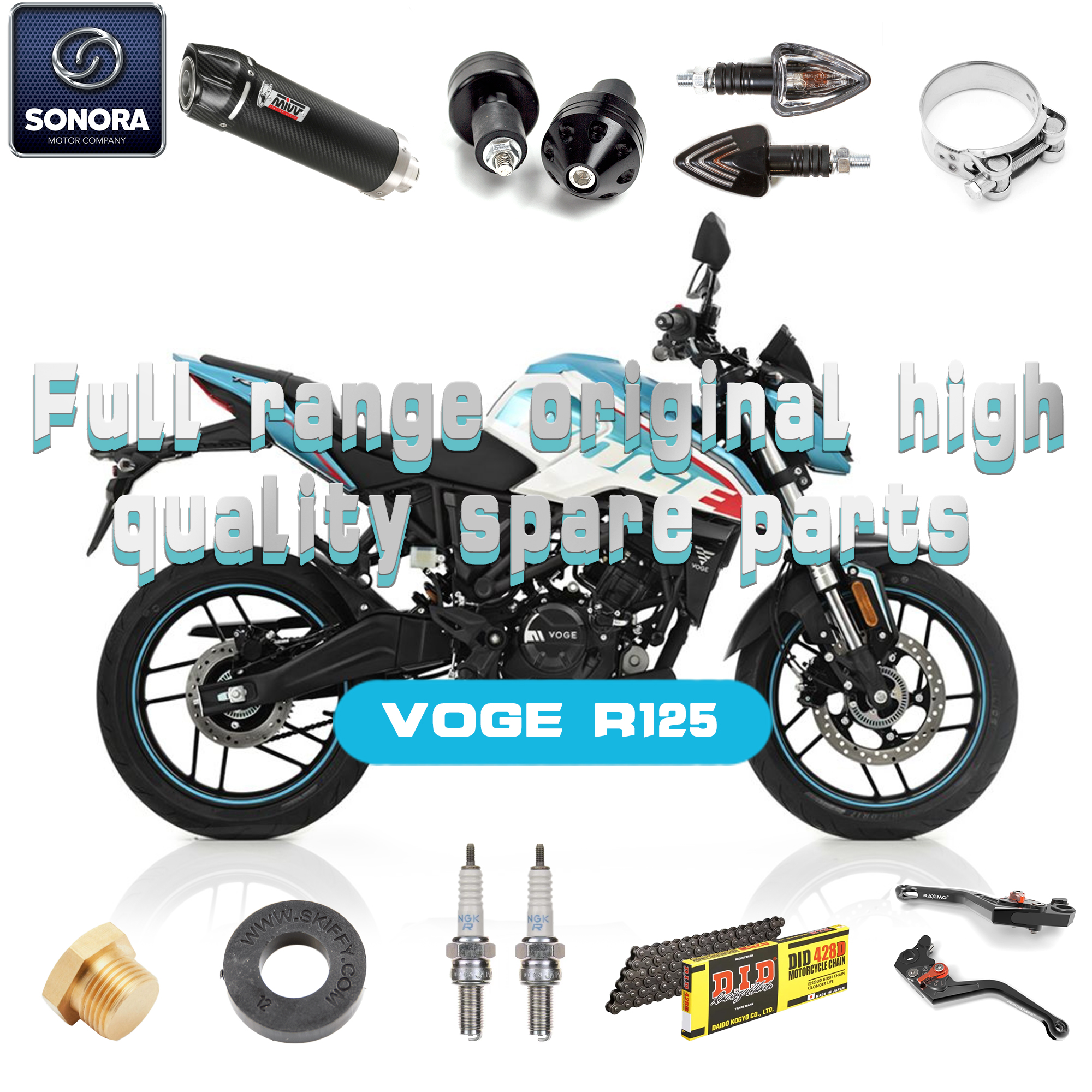 VOGE R125 Complete Spare Parts Original Quality