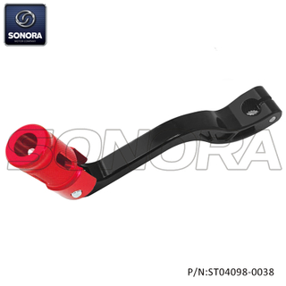 Derbi gear shift pedal black red/black (P/N: ST04098-0038) Top Quality
