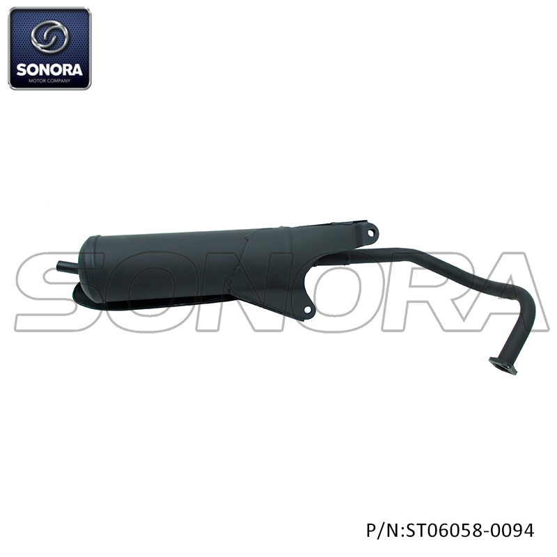 GY6-50 Exhaust with platic cover (P/N:ST06058-0094） Top Quality 