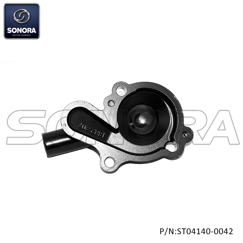 Minarelli AM6 Water pump cover 13C-E2422 black (P/N: ST04140-0042) Top Quality