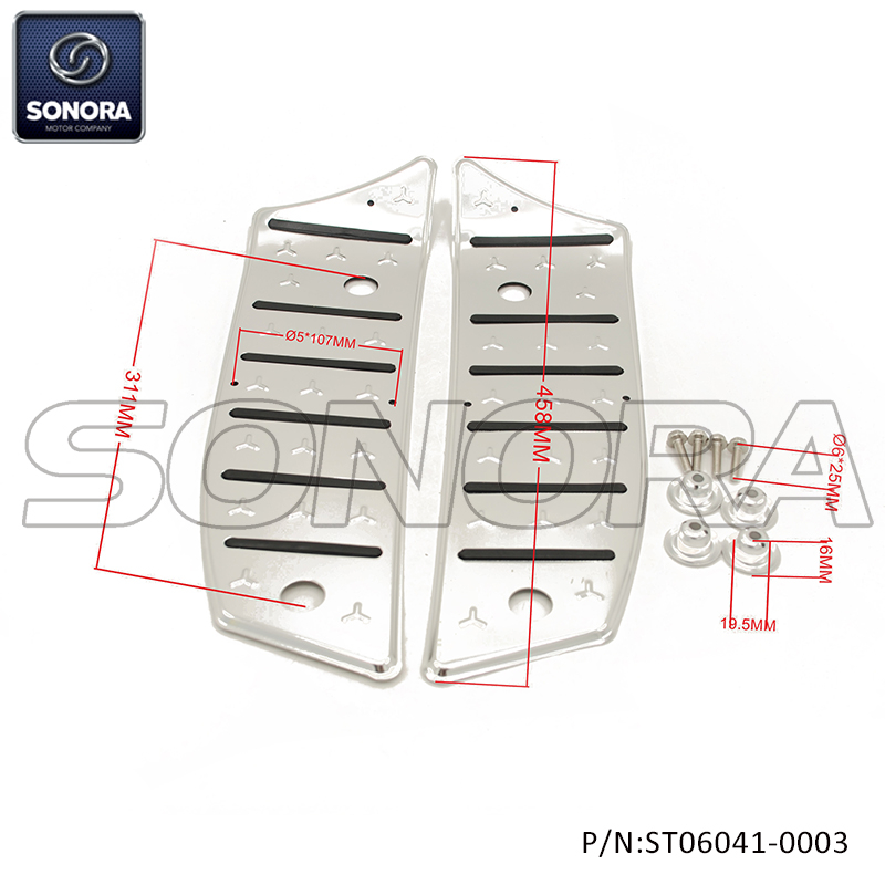 ZNEN ZN50QT-30A Floor panel Chrome（P/N:ST06041-0003） Top Quality