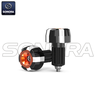 BAR END CAPS Orange+Silve Top Quality