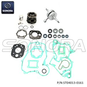 EBE050 Derbi cylinder kit, crankshaft, crank bearings, gaskets, oil seals (P/N:ST04013-0161) Top Quality