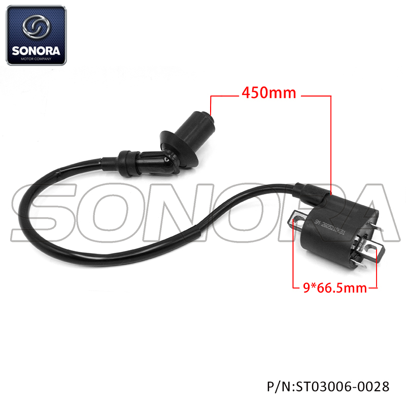 Chinese scooter EURO 4 Ignition coil (P/N:ST03006-0028）top quality 