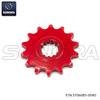 AM6 Front Sprocket #420 14T Red (P/N:ST06085-0040) Top Quality