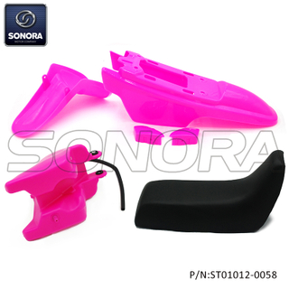 Yamaha PW50 Plastic Body Kit-pink (P/N:ST01012-0058) Top Quality