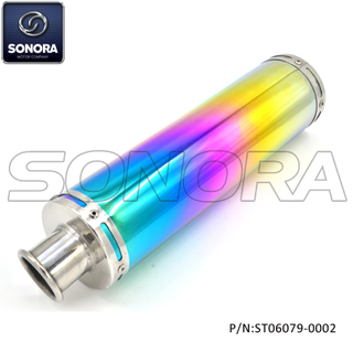 GY6-50,125 Colorfual Performance Exhaust down pipe (P/N:ST06079-0002) Top Quality