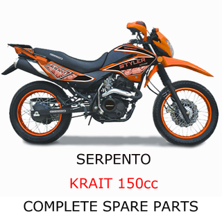 Serpento Dirt Bike KRAIT150cc Part Complete Parts