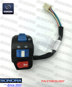 BAOTIAN BT125T-2B4(4D)L. Handle Switch Assy (P/N:ST06030-0007) Top Quality
