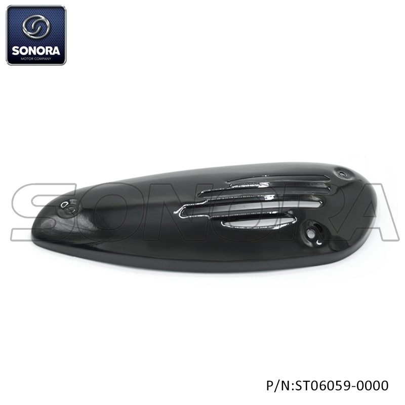 Exhaust heat fender for ZN50QT-30A glossy black (P/N:ST06059-0000) Top Quality