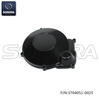Minarelli AM6 Left Crankcase Cover -Glossy black(P/N:ST04051-0025)top Quality
