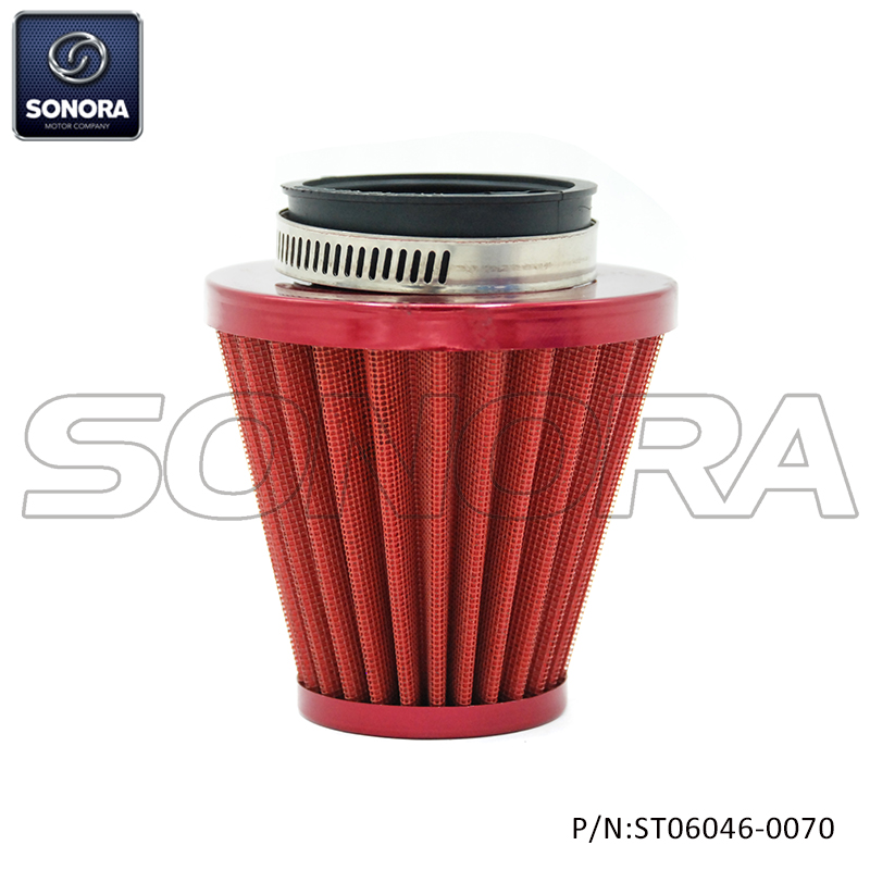Air filter Power 48-50mm carburetor connection red(P/N:ST06046-0070 ） Top Quality 