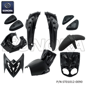 Faring kit for Yamaha slider，MBK STUNT 11pcs glossy black(P/N:ST01012-0090) Top Quality
