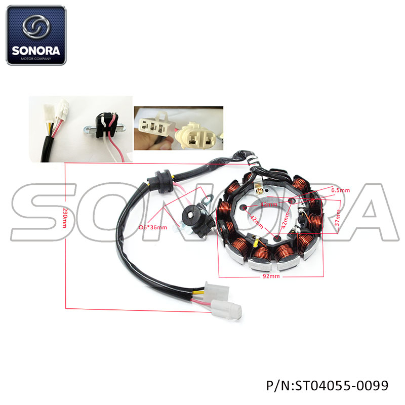 STATOR for YAMAHA CRYPTON R115 (P/N:ST04055-0099) Top Quality