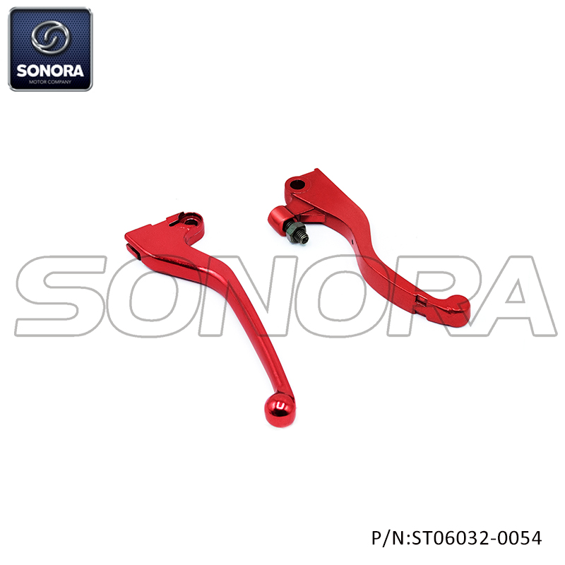 Lever set for RIEJU MRT，MARATHON (J.JUAN) Red（P/N:ST06032-0054） Top Quality
